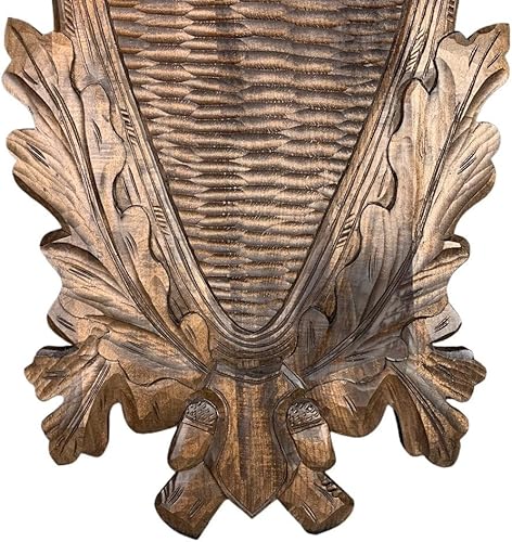 Scudo di Legno per Trofeo Cervo. Pannello. Corna. Caccia. 58x32cm 231201 - Ysert