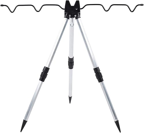 Supporto per Treppiede per Canna da Pesca, Supporto Pieghevole Della Staffa, Tripode Surfcasting Accessorio In Lega Di Alluminio Sea Rod per Attrezzatura Della Staffa Del Palo Marino - Ysert