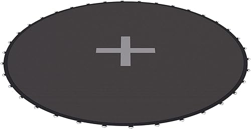Ultrasport Tappeto Salto Trampolino per Trampolino Giardino Uni-Jump, Tappeto Salto per Trampolino Dimensioni da 183 a 460cm, Lavorazione Alta qualità, Molto Stabile Grazie agli Occhielli per Pesanti - Ysert
