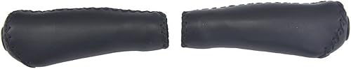 UPANBIKE Bike Grips Design ergonomico in Pelle Cucito a Mano a Pressione del Manubrio per Mountain Bike Strada Bicicletta Pieghevole Bici - Ysert