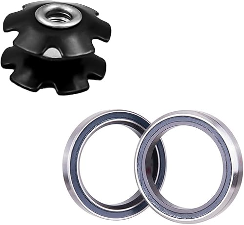 Kit Serie sterzo per Bici da 1-1/8' Distanziatore per Mountain Bike 4444S Kit Serie sterzo per Bicicletta in Lega di Alluminio da 44 mm - Ysert