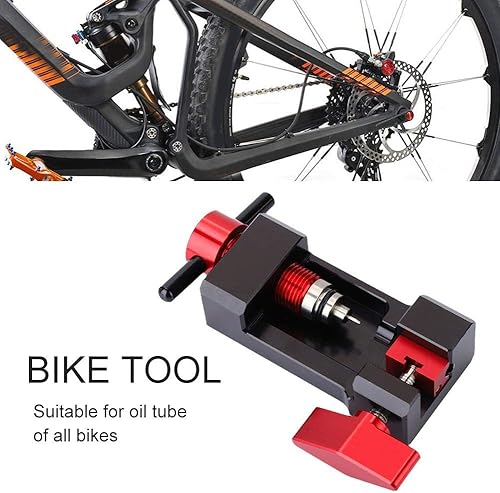 Attrezzo del Tubo dell'olio Bici in Lega di Alluminio, Collegamento della Conduttura di Scarico Ago della Bicicletta Che Inserisce l'attrezzatura del Supporto - Ysert