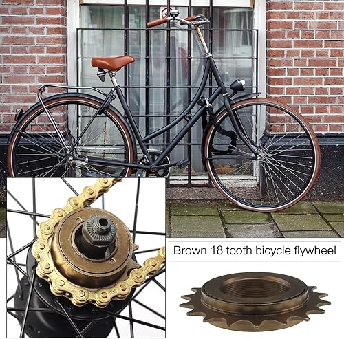 The Lord of the Tools Ruota Libera Per Bici Pignone In Metallo Per Bicicletta A Velocità Singola Diametro Interno 34 Mm Compatibile Con Accessori Per Biciclette Da 1/2' X 1/8' - Ysert