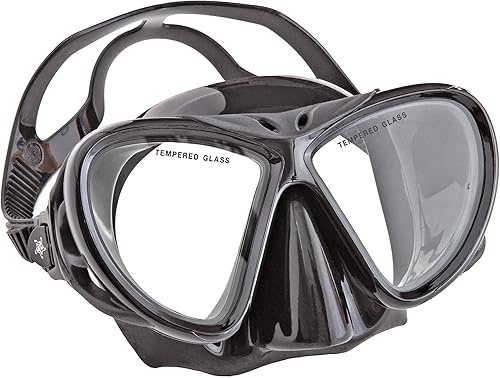 Maschera sub in silicone nero GRIFON Sr diving mask - Ysert