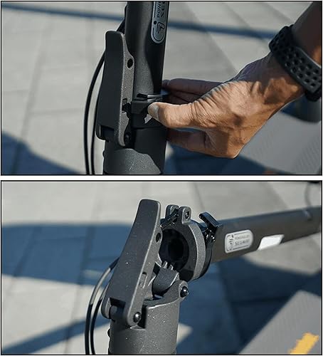 Fibbia con Anello di Protezione Chiuso e Anello di Bloccaggio Interno Compatibile con Scooter Elettrico Segway Ninebot Max G30 - Ysert