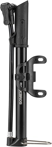 ROCKBROS Pompa da Pavimento Bici, Mini Pompa ad Pressione da 120 psi, Valvole Schrader & Presta, per MTB Bcicletta Palla Scooter Auto - Ysert