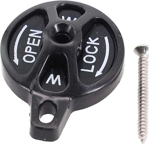 Essential Bicycle Component - Meccanismo di bloccaggio forcella e tappo per serie XCR/XCM (rosso) - Ysert