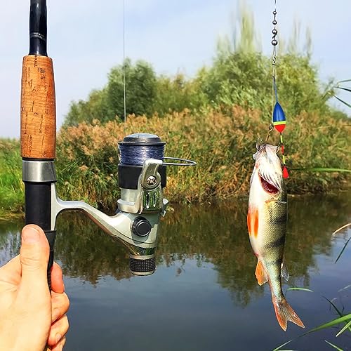 10 Pezzi Galleggianti da Pesca, Galleggiante Pesca Set con i Piombi, Ellittica Galleggianti per Pesca alla Trota Flotteur Peche, Attrezzatura Pesca Galleggiante Set, Vari Modelli Disponibili - Ysert