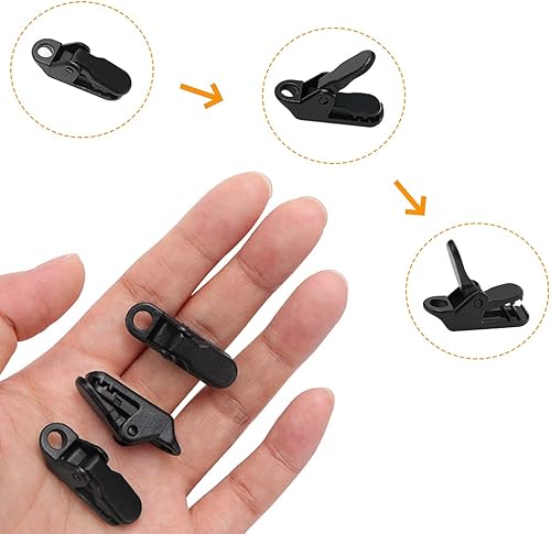 Tarp Clip, Plastica Tenda Clip, Pinze a Coccodrillo per Tenda da Campeggio, Morsetti per Teloni per Attività all'Aperto - Ysert