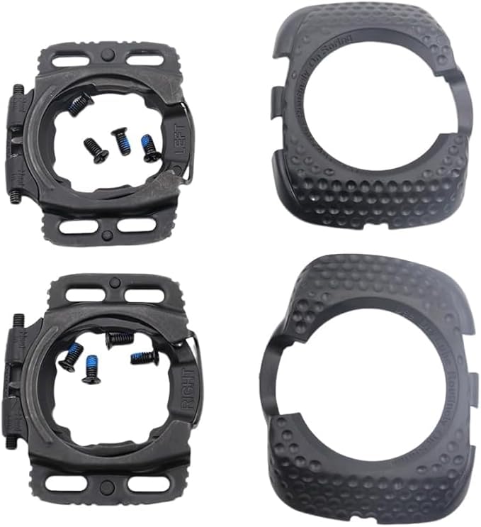 Piastre per scarpe da bicicletta, clip per scarpe da bicicletta, un paio di piastre per bicicletta con pedali a scatto per Wahoo Speedplay Zero Aero, piastre walk-in per pedali a scatto con hardware - Ysert