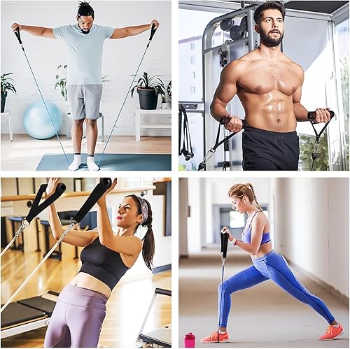 Maniglie Palestra, Resistenza Band gestire, Maniglie Palestra per Fitness Band, Fitness di Esercizi Maniglie, Manopole per Fasce di Resistenza per Home Fitness, Tricipiti, Allenamento - Ysert