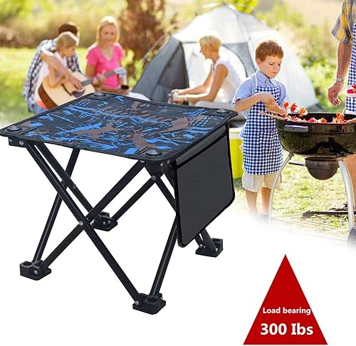 Sgabello Campeggio, Xndryan Portatile Sgabello Pieghevole Leggero Piccola Sedia Da Pesca Sgabelli Da Campeggio per Campeggio, Picnic, Pesca, Viaggi e Trekking - Ysert