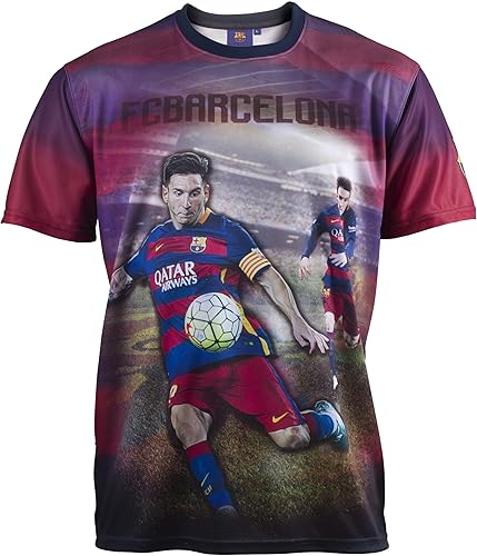 FC Barcelona Lionel Messi - Maglietta da uomo collezione ufficiale - Ysert
