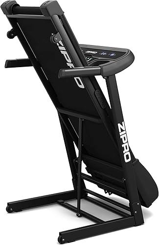 Tapis roulant pieghevole Pulse, con Walking Pad fino a 130 kg, velocità 1-12 km/h, motore da 1.5 CV, 15 livelli di inclinazione, cyclette con 12+3 programmi di allenamento, display LED - Ysert