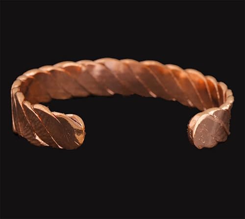 Bracciale a polsino allargato in rame puro per uomo e donna, golf, tennis, baseball, pallavolo - Ysert