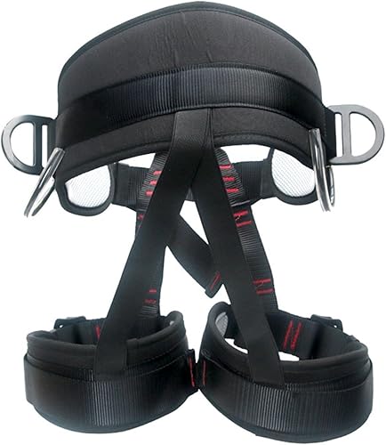 Cintura di sicurezza per il tetto, cinghie da arrampicata, cintura di sicurezza per l'arrampicata – Forte cintura traspirante multifunzionale per discesa in corda doppia - Ysert