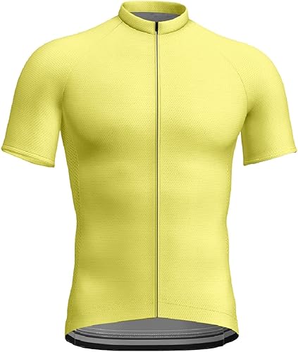 Maglia da ciclismo da uomo, a maniche corte, da uomo, alla moda, casual, con stampa digitale 3D, in cotone, a maniche corte - Ysert