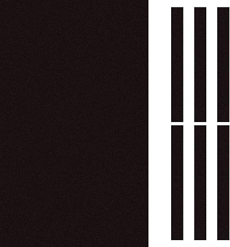 Tessuto per Biliardo 7ft, Feltro per Tavolo Biliardo Professionale con 6 Strisce Panno, Accessori Ricambio in Panno Biliardo per Bar Club, Nero - Ysert