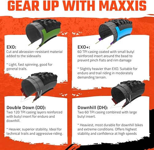 Maxxis Minion DHR II, Copertone Unisex Adulto, Nero, 27.5 x 2.40WT - Ysert
