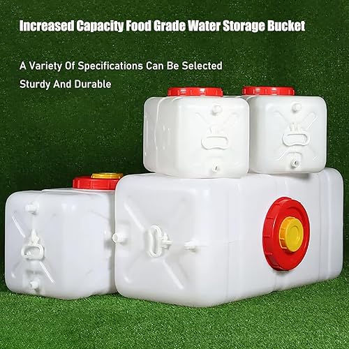 Contenitore d'Acqua Portatile A Prova di Caduta con Rubinetto, Serbatoio d'Acqua in Plastica Ad Alta capacità per Uso Domestico, Campeggio E attività All'aperto - Ysert