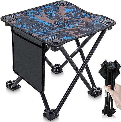 Sgabello Campeggio, Xndryan Portatile Sgabello Pieghevole Leggero Piccola Sedia Da Pesca Sgabelli Da Campeggio per Campeggio, Picnic, Pesca, Viaggi e Trekking - Ysert