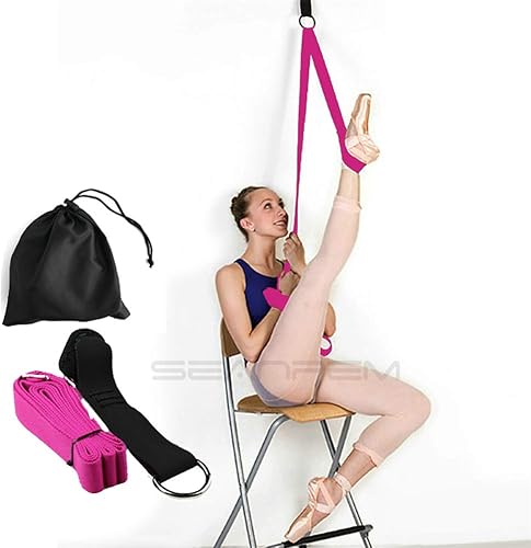 Allungamento per Gambe, flessibilità della Porta per Allungare Le Gambe, per Pilates, Danza, Balletto, MMA, Ginnastica. Facilita i movimenti Standard, Rosa - Ysert