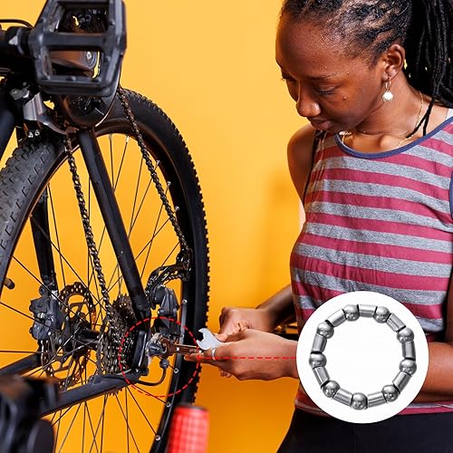 Cuscinetti a sfera a manovella per bicicletta, 2/7 pollici (8 mm) x 9 sfere, 2 cuscinetti a sfera di ricambio per cuscinetti a pedale per mountain bike, cuscinetti a pedale per biciclette - Ysert