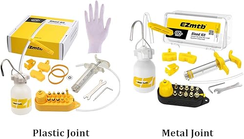 Kit di spurgo per freni a disco idraulici, per bicicletta MTB, set di strumenti di riparazione per freni a disco Shimano, Magura, Tektro e Sram. - Ysert