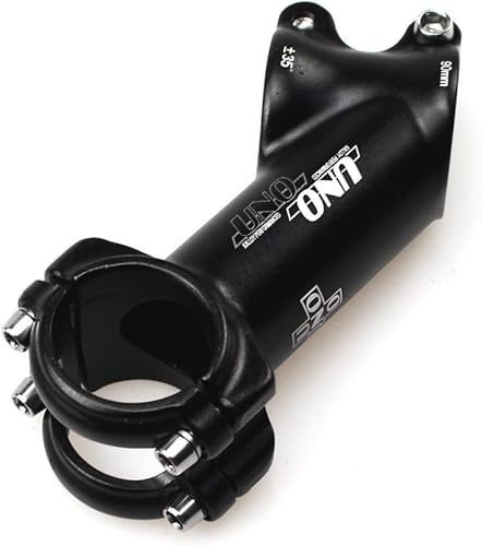 FOMTOR Attacco Manubrio 25.4 90mm Attacco Manubrio MTB da 35 Gradi per Manubrio MTB per Mountain Bike Road Bike BMX MTB - Ysert