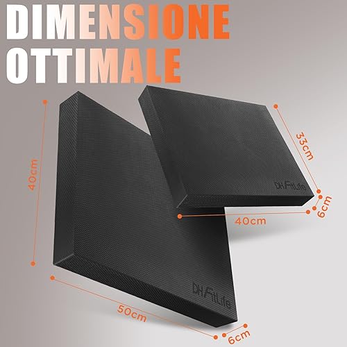 Premium Balance Pad – Cuscino Propriocettivo Ideale per Esercizi di Equilibrio e Stabilità | Yoga, Pilates, Balance & Core Training | Cuscino per Fisioterapia e Allenamento Fitness - Ysert