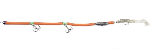 Laccio Per Serra CF14530 Pesca Pesci Spinning Esca Artificiale Artigianale Barracuda Lecce Mare (Orange - 40 gr) - Ysert