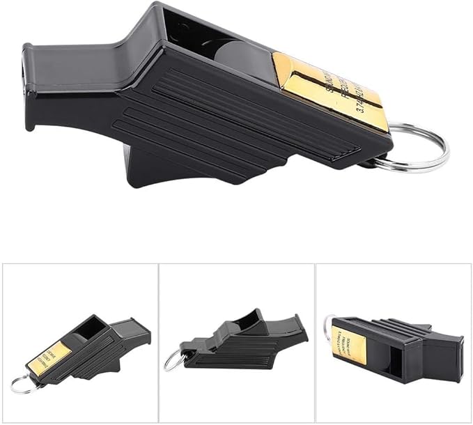 Kit Fischietto per Arbitro Professionale Fischio Sportivo Fischio da Calcio per Sopravvivenza Pallacanestro Calcio Pallavolo - Ysert