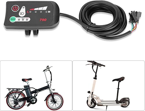 Pannello di Controllo Display LCD Ebike, Display per Bicicletta elettrica, Display a LED Intelligente 24V 36V 48V ebike Display LCD LED880 Impermeabile per Controller KT(36V) - Ysert