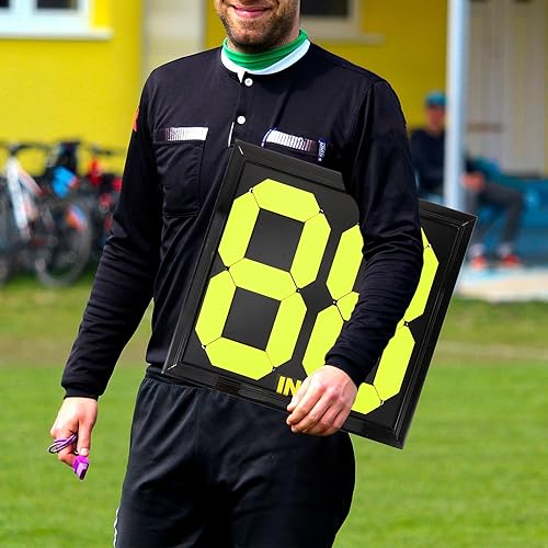Targa Sostitutiva Accessorio Arbitro Strumento Arbitrale Tabellone della Partita di Calcio Attrezzature per Partite di Calcio Tavolo Arbitrale Attrezzatura per Partite di Calcio Pp - Ysert
