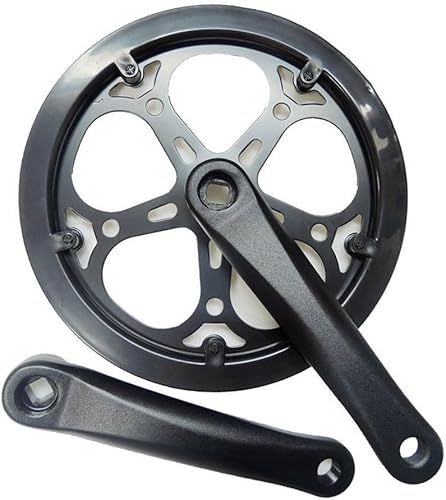 Guarnitura per bici da 170 mm, 40T/48T/52T, guarnitura quadrata conica per mountain bike a velocità singola (48T) - Ysert