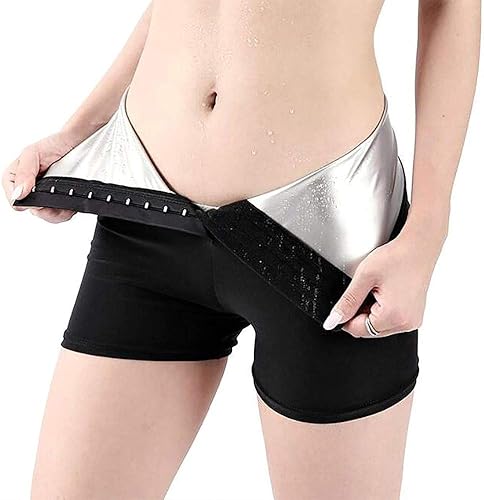 Rvtkak Leggings da allenamento da donna a vita alta, 2 in 1 per sauna per allenamento perdita di peso, pantaloni dimagranti, pantaloni da allenamento per sauna - Ysert