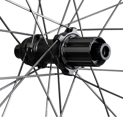ICAN 700C G24/G25 Carbon Gravel Bike Disc Wheelset 40mm-24mm Larghezza Interna/50mm Profondità-25mm Larghezza Interna Copertoncino Tubeless Ready Wheelset Blocco Centrale Asse Passante 10/11 - Ysert