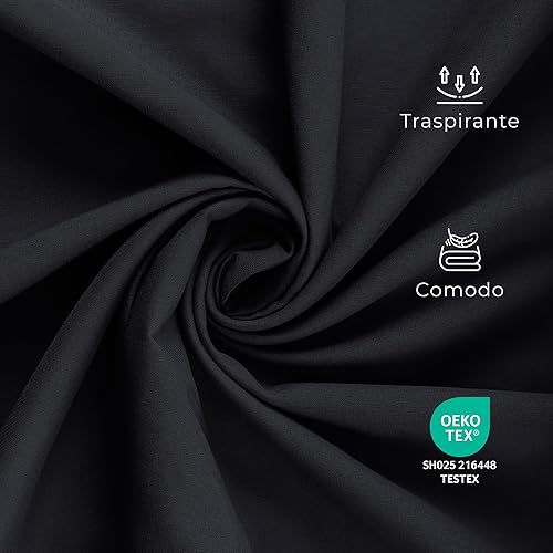 Sacco Lenzuolo da Viaggio - Sacco Letto Singolo Ultraleggero e Compatto - 100% Cotone - Saccoletto con Scomparto per Cuscino - Sacco Lenzuolo Cotone Singolo - Ysert