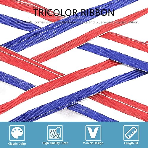 10 Pezzi Medaglie Premiazioni Metallo,Medaglie Bambini Metallo,Winner Medaglia con Nastro Collo,Medaglia Premi per Giochi Sportivi,Feste a Scuola,Bomboniere - Ysert