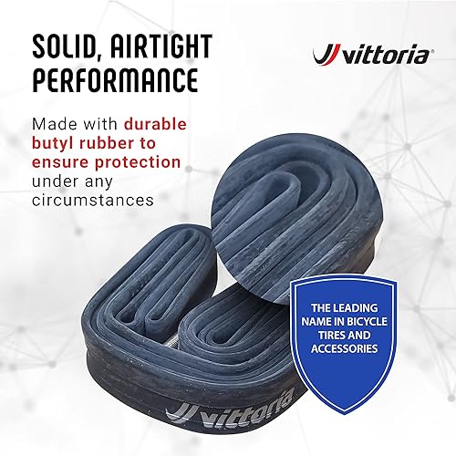 Vittoria Standard, Tubo Interno Unisex Adulto, Nero, 700 x 20/28 - Ysert