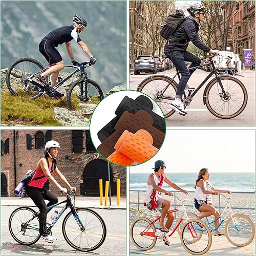 Manopole per Bici Bambino,Impugnature per Biciclette Antiscivolo in Gomma,Diametro 22,2mm,per MTB,BMX,Mountain,Downhill,Foldable,Urban Bicycles,Scooter - Ysert