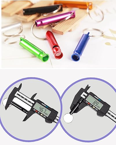 Fischietto in Alluminio - 14 pcs Arbitro Fischietto con Portachiavi, Metallo Fischio di Cane, Fischietti Calcio per Scuola Eventi Sportivi Bagnino Addestramento di Emergenza - Ysert