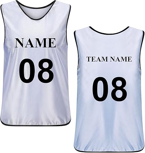 TopTie (prezzo/pezzo) Gilet da allenamento personalizzati Scrimmage bavaglini da calcio per adulti - Ysert