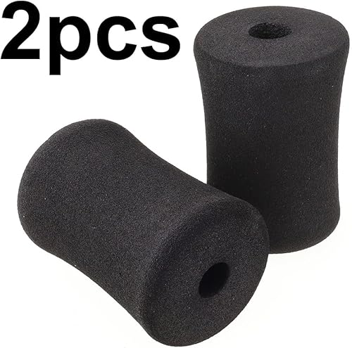 Piede in schiuma per cuscinetti, 2 rulli di ricambio per estensione gambe per panca pesi 80 x 180 per tubi di diametro da 22 a 25 mm - Ysert