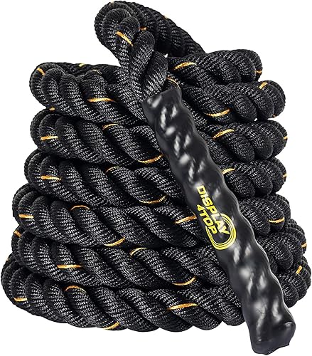 display4top Battle Rope 9/12/15M Fune di Allenamento Φ 38MM Fitness Crossfit,Corda di Formazione per Potenziamento Muscolare Corpo - Ysert