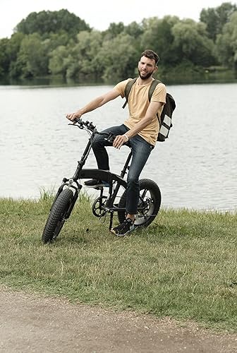 Orso Ita99, Bicicletta Elettrica Ripiegabile Unisex Adulto, Nero, 175.5 x 130.5 x 30.5 Cm - Ysert