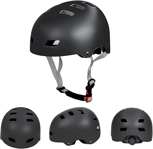 LANOVAGEAR Set di Casco Protezione Bambini con Casco Regolabile Ginocchiere Gomitiere e Polsiere per Skate Bicicletta Pattinaggio Monopattino Skateboard (2-8Anni - Ysert