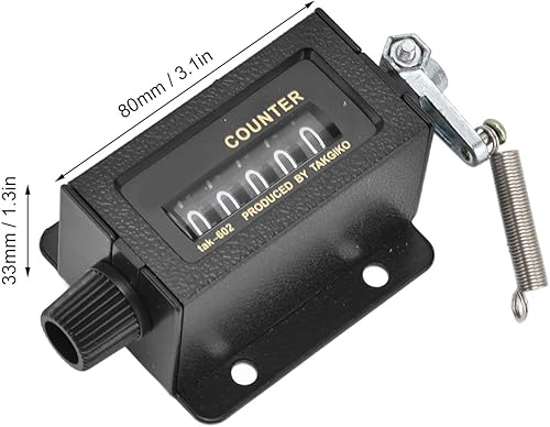 Contatore Meccanico, 0-99999 Design Specchio in Vetro Contaballe per Accumulare Il Numero di Volte in Cui Viene Registrato L'utensile O Il Movimento Meccanico Alternativo - Ysert