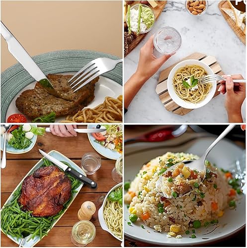 Set di Posate da Campeggio 13 pezzi, Borsa per Utensili da Campeggio in Acciaio inossidabile con Cucchiaio Posate Pinza Apribottiglie Piatto da Campeggio in Acciaio Inox kit Posate da Viaggio - Ysert