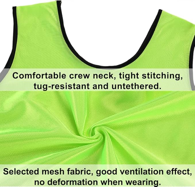 TopTie (prezzo/pezzo) Gilet da allenamento personalizzati Scrimmage bavaglini da calcio per adulti - Ysert